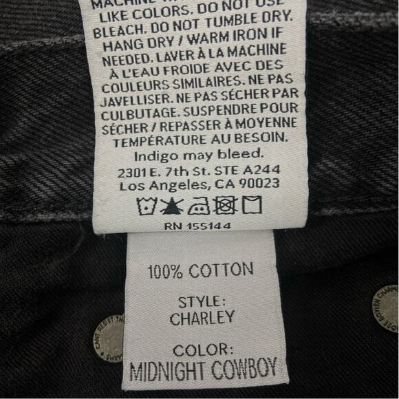 Boyish The Charley‎ in Midnight Cowboy Washed Black 25 - Picture 10 of 10